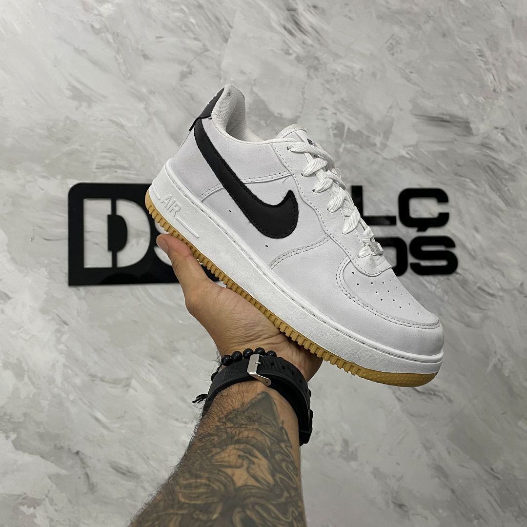 Air Force 1 Branco Sola Marrom