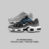 Tn Plus 1 Preto/Azul  + Tn Plus 1 Cinza